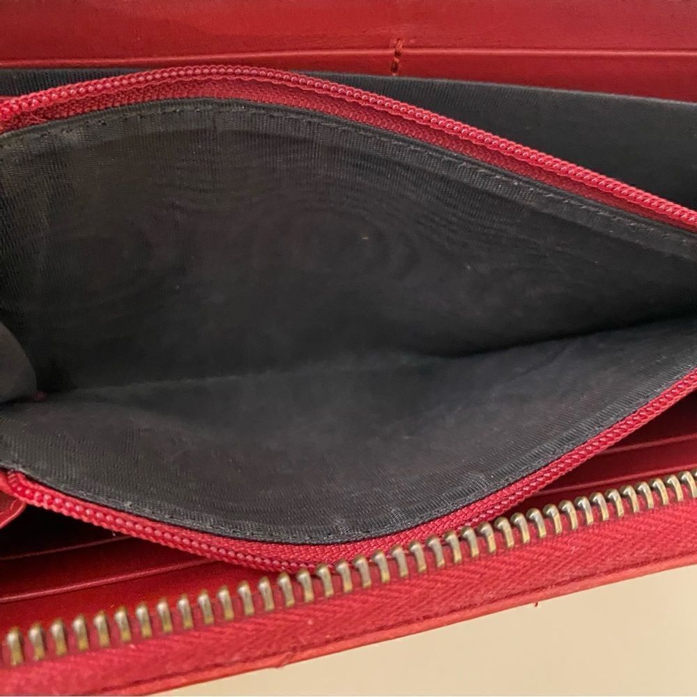 GUCCI GG Marmont Zip Around Wallet Crossbody 💼Red - Picture 16 of 16